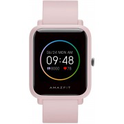 Amazfit Bip S Lite Smart Watch Fitness Tracker for Android iPhones, 30 Days Battery Life,14 Sports Modes, Heart Rate & Sleep Monitor, 5 ATM Waterproof, 1.28” Always-on Display, for Men Women(Pink)